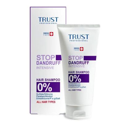 شامپو تخصصی ضد شوره مقاوم (شوره موهای چرب) تراست